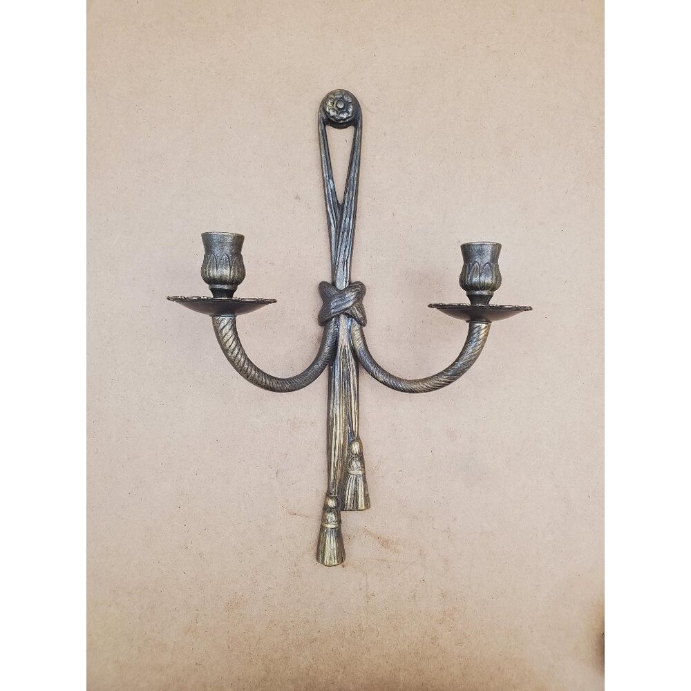 vintage brass Wall Sconce Candle holder metal wall sconce candle sconce